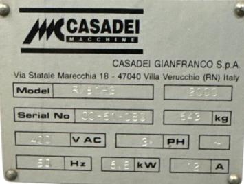 Casadei Dickenhobelmaschine – Typ R-51H3 – Nr. 239 – CE