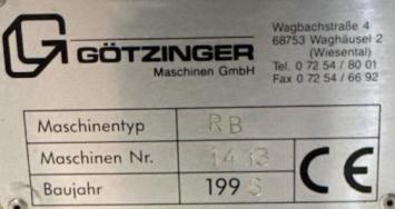 GÖTZINGER RB No. 232 dowel drill – 5-spindle drill, CE