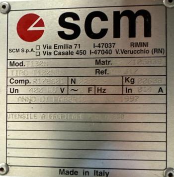 SCM Milling Machine, Type T130 N-LL, CE, No. 211